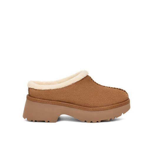 Ugg Klapki W New Heights Cozy Clog 1162510 Brązowy ze sklepu MODIVO w kategorii Klapki damskie - zdjęcie 183948808