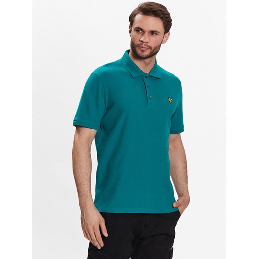 Lyle & Scott Polo Milano Trim Polo Shirt SP1812V Niebieski Regular Fit ze sklepu MODIVO w kategorii T-shirty męskie - zdjęcie 183948826