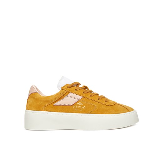 REPLAY Sneakersy Allen GWSE4 .000.C0001L Żółty ze sklepu MODIVO w kategorii Buty sportowe damskie - zdjęcie 183948848