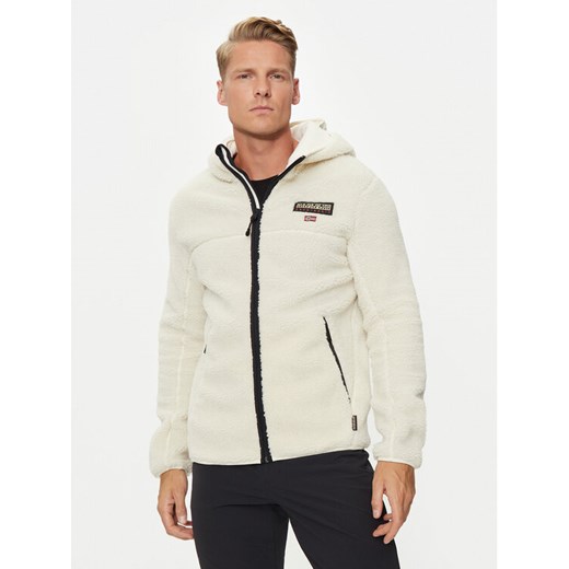Napapijri Polar T-Tynik NP0A4IA8 Beżowy Regular Fit ze sklepu MODIVO w kategorii Bluzy męskie - zdjęcie 183948849