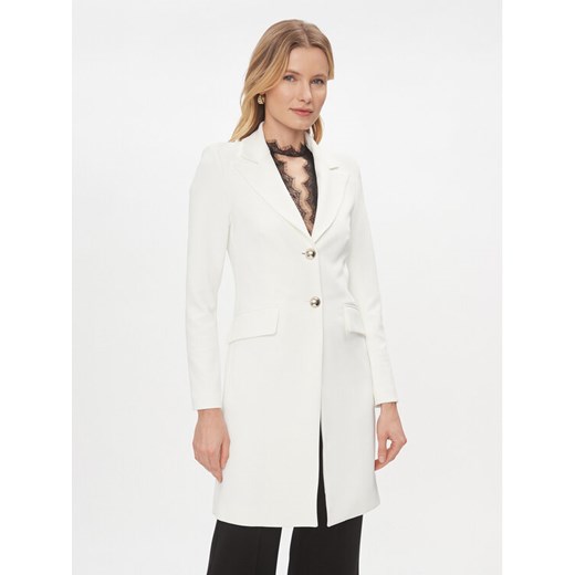 Rinascimento Płaszcz przejściowy CFC0117952003 Biały Regular Fit ze sklepu MODIVO w kategorii Płaszcze damskie - zdjęcie 183948857