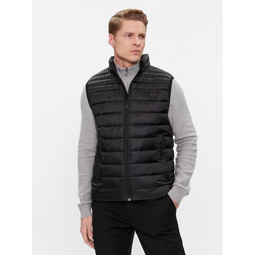 Boss Kamizelka Odeno1 50505255 Czarny Slim Fit ze sklepu MODIVO w kategorii Kamizelki męskie - zdjęcie 183948919