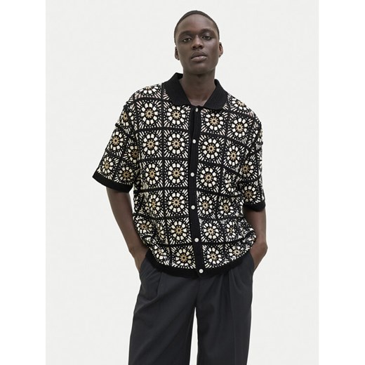 Jack&Jones Koszula Cartagena 12278724 Czarny Loose Fit ze sklepu MODIVO w kategorii Koszule męskie - zdjęcie 183948955