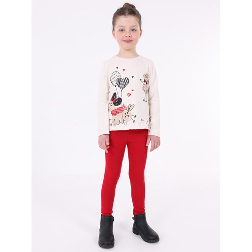 Mayoral Komplet bluza i 2 pary legginsów 4.794 Czerwony Regular Fit Mayoral 6Y MODIVO