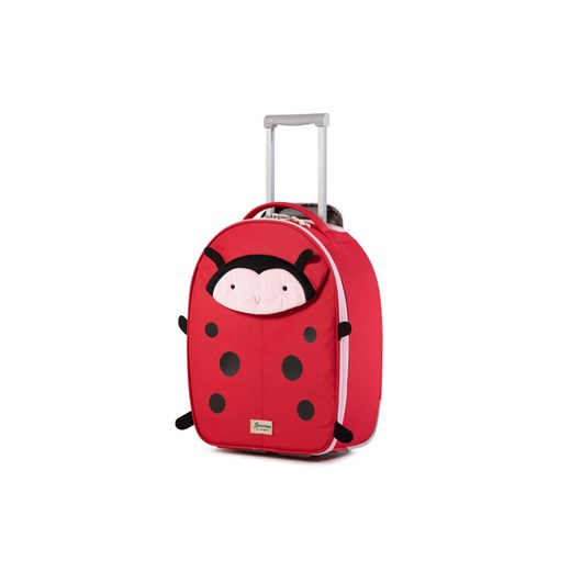 Samsonite Walizka dziecięca Happy Sammies Eco 142475-9676-1CNU Czerwony ze sklepu MODIVO w kategorii Torby i walizki dziecięce - zdjęcie 183948975