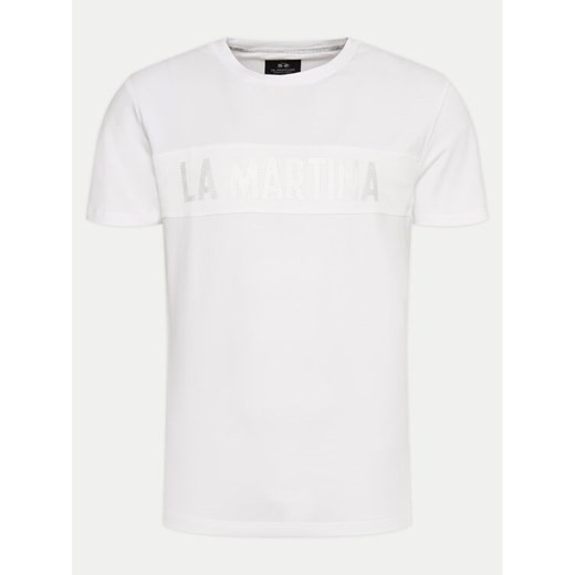 La Martina T-Shirt YMR305 JS324 Biały Regular Fit La Martina XXL MODIVO