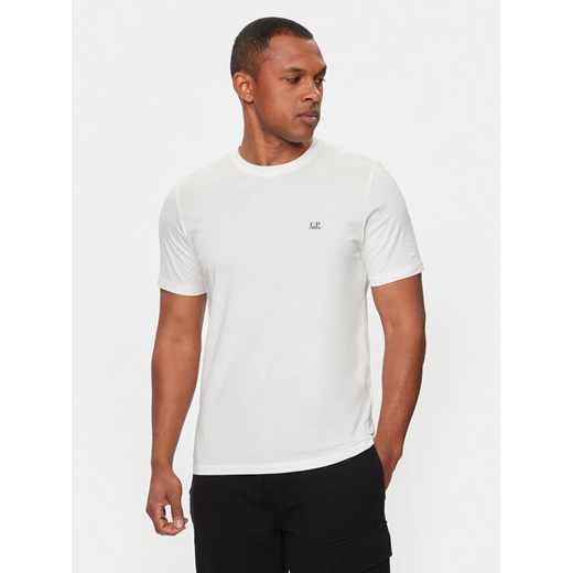 C.P. Company T-Shirt 16CMTS044A005100W Biały Regular Fit ze sklepu MODIVO w kategorii T-shirty męskie - zdjęcie 183949055