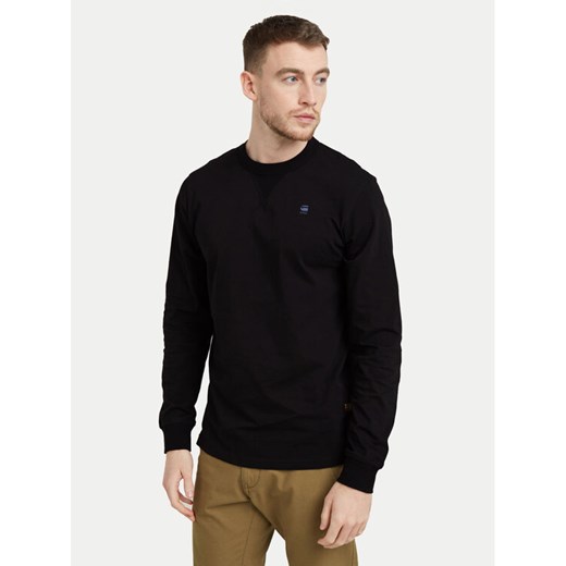 G-Star Raw Longsleeve Nifous D25076-336 Czarny Regular Fit ze sklepu MODIVO w kategorii T-shirty męskie - zdjęcie 183949099
