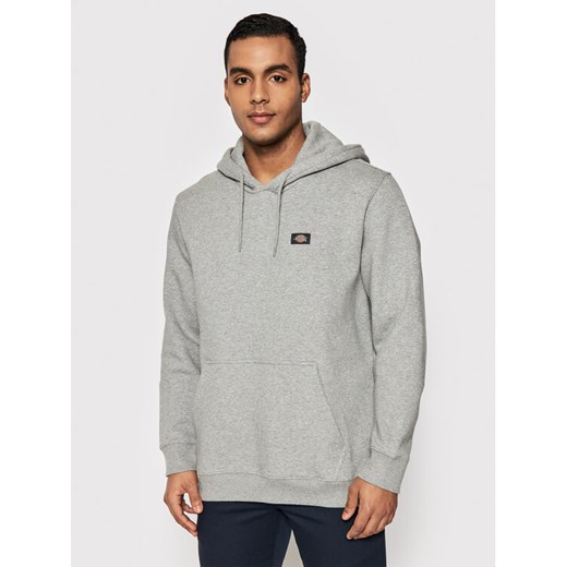 Dickies Bluza Oakport DK0A4XCD Szary Regular Fit ze sklepu MODIVO w kategorii Bluzy męskie - zdjęcie 183949106