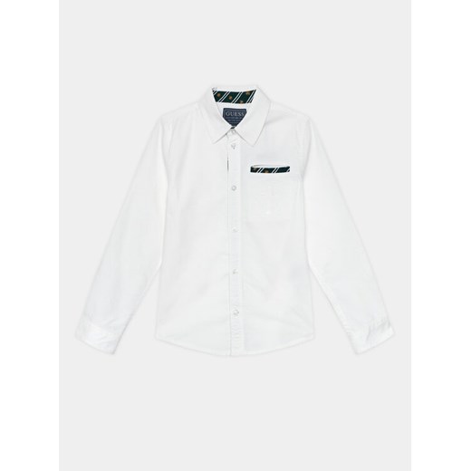 Guess Koszula L4RH04 W9CL0 Biały Regular Fit ze sklepu MODIVO w kategorii Koszule chłopięce - zdjęcie 183949139