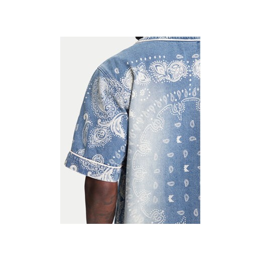 Karl Kani Koszula Paisley Denim Baseball PD00005371 Niebieski Regular Fit Karl Kani M MODIVO