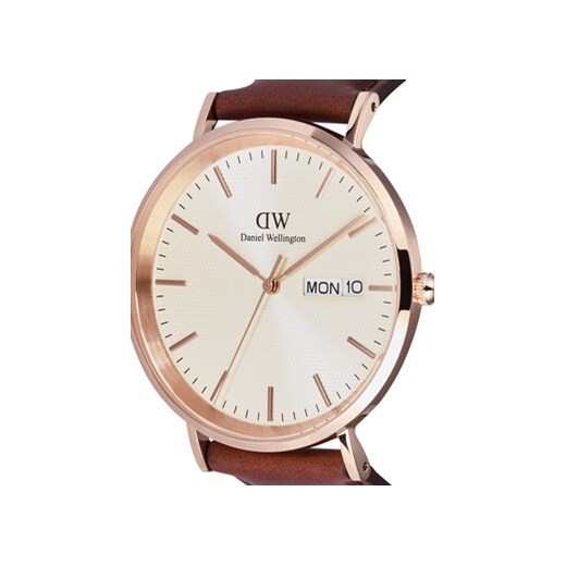 Daniel Wellington Zegarek Classic Day Display 40 DW00100829 Różowe złoto Daniel Wellington 00 MODIVO