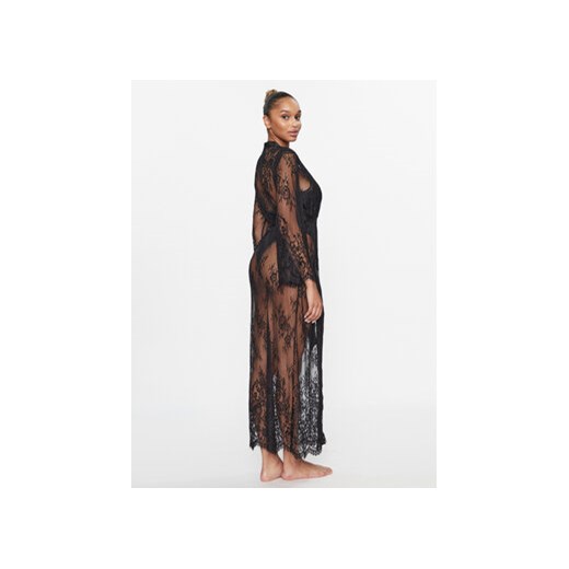 Hunkemöller Szlafrok Isabella 191638 Czarny Hunkemöller XS_S MODIVO