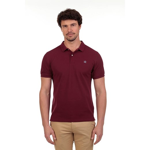 The Time of Bocha Koszulka polo w kolorze bordowym ze sklepu Limango Polska w kategorii T-shirty męskie - zdjęcie 183969127