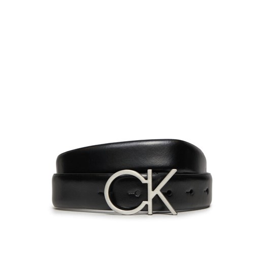 Pasek Damski Calvin Klein Re-Lock Ck Logo Belt 30Mm K60K610157 Czarny ze sklepu eobuwie.pl w kategorii Paski damskie - zdjęcie 183969346