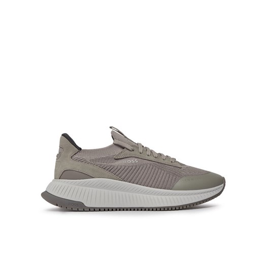 Sneakersy Boss Evo Slon 50498904 Szary ze sklepu eobuwie.pl w kategorii Buty sportowe męskie - zdjęcie 183969365