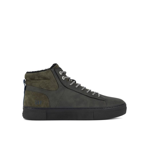Sneakersy Gap PORTLAND CUP MID M GP505011AM-OV00 Zielony ze sklepu eobuwie.pl w kategorii Buty sportowe męskie - zdjęcie 183969475