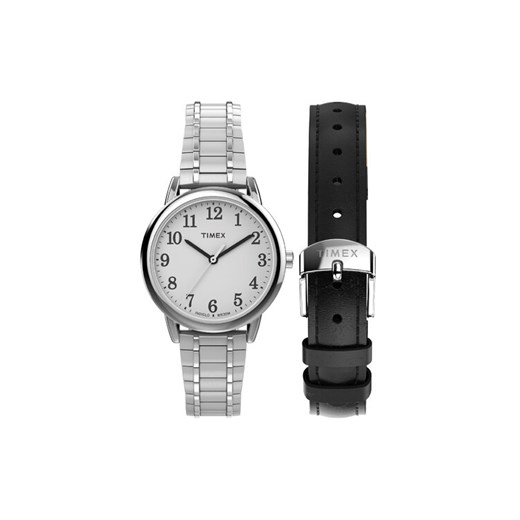 Zegarek Timex Easy Reader Classic TWG063000 Srebrny ze sklepu eobuwie.pl w kategorii Zegarki - zdjęcie 183969547