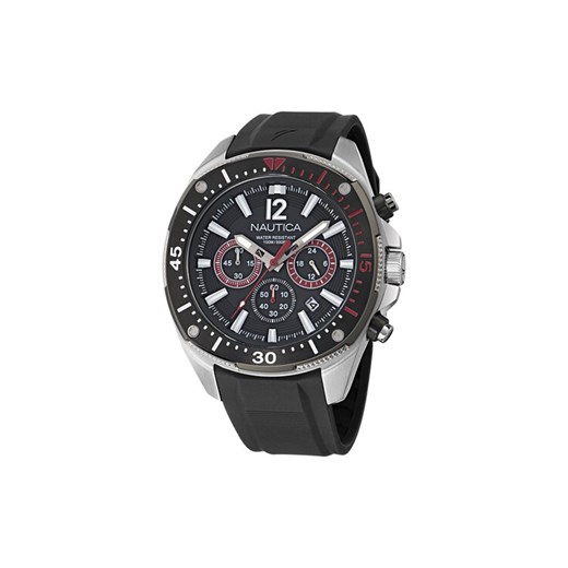 Zegarek Nautica Sporty Chronograph NAPBSS501 Srebrny ze sklepu eobuwie.pl w kategorii Zegarki - zdjęcie 183969575