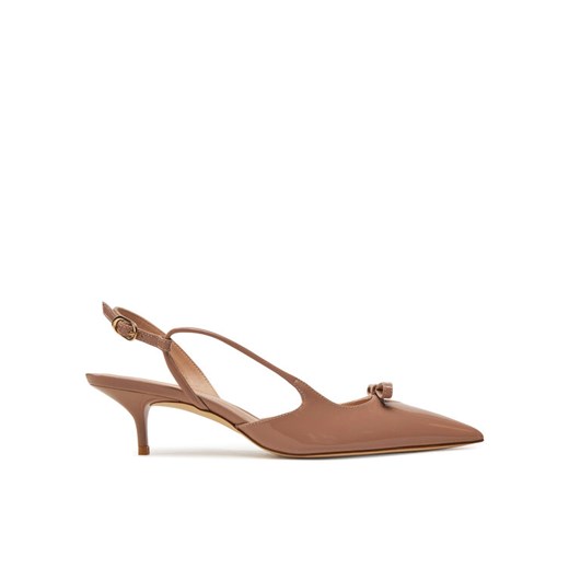 Sandały Stuart Weitzman Tully 50 Slingback SI494 Beżowy ze sklepu eobuwie.pl w kategorii Sandały damskie - zdjęcie 183969628