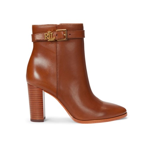 Botki LAUREN RALPH LAUREN 802937808002 Brązowy ze sklepu eobuwie.pl w kategorii Botki - zdjęcie 183969637