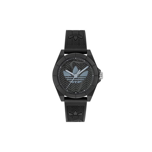 Zegarek adidas Project Four AOST25033 Czarny ze sklepu eobuwie.pl w kategorii Zegarki - zdjęcie 183969655