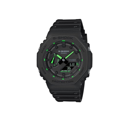 Zegarek G-Shock GA-2100-1A3ER Czarny ze sklepu eobuwie.pl w kategorii Zegarki - zdjęcie 183969706
