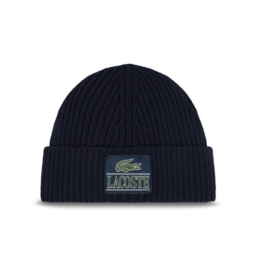 Czapka Lacoste RB1783 Granatowy ze sklepu eobuwie.pl w kategorii Czapki zimowe męskie - zdjęcie 183969757