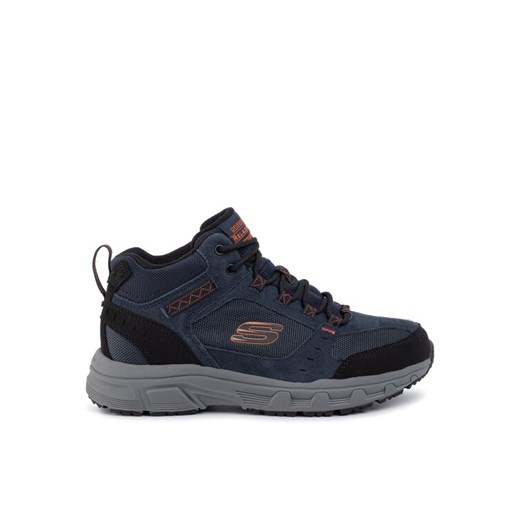 Trekkingi Skechers Ironhide 51895/NVOR Granatowy ze sklepu eobuwie.pl w kategorii Buty trekkingowe męskie - zdjęcie 183969766
