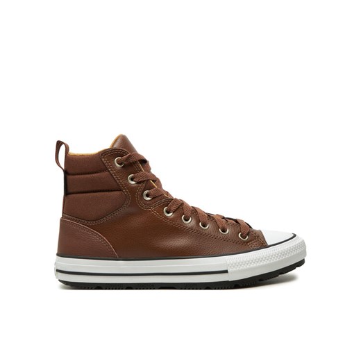 Trampki Converse Chuck Taylor All Star Berkshire Boot Water-Repellent A08562C Brązowy ze sklepu eobuwie.pl w kategorii Trampki męskie - zdjęcie 183969819