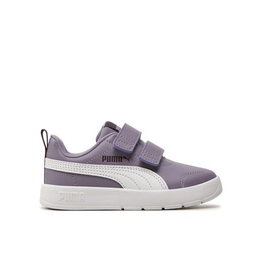 Sneakersy Puma Courtflex V3 397642 04 Fioletowy ze sklepu eobuwie.pl w kategorii Buty sportowe dziecięce - zdjęcie 183969936