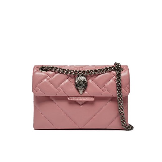 Torebka Kurt Geiger Leather Mini Kensington 846398109 Różowy ze sklepu eobuwie.pl w kategorii Kopertówki - zdjęcie 183969955
