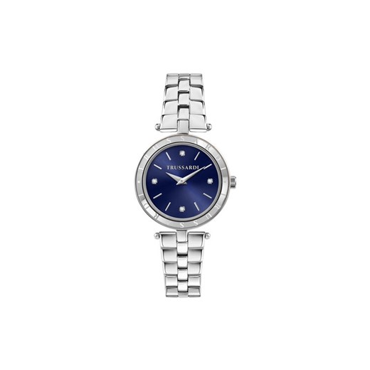 Zegarek Trussardi R2453145514 Granatowy ze sklepu eobuwie.pl w kategorii Zegarki - zdjęcie 183969966