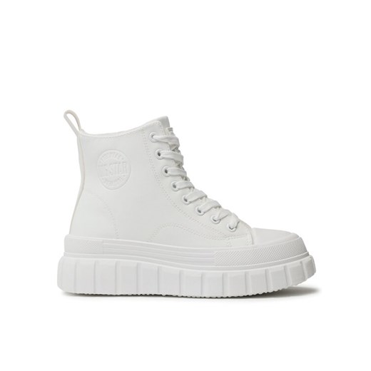 Botki Big Star Shoes MM374100 Biały ze sklepu eobuwie.pl w kategorii Botki - zdjęcie 183970059