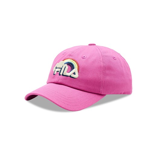 Czapka z daszkiem Fila Butuan Rainbow Kid Dad Cap FCK0015 Fioletowy ze sklepu eobuwie.pl w kategorii Czapki dziecięce - zdjęcie 183970097