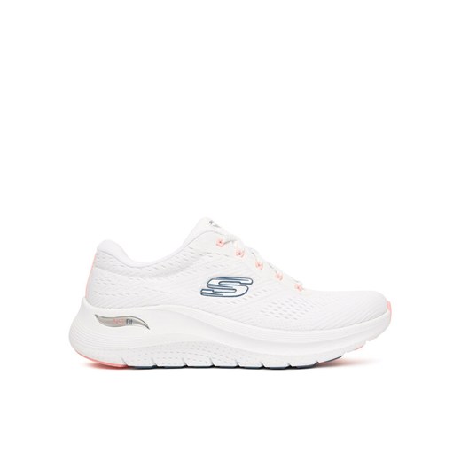 Sneakersy Skechers Arch Fit 2.0-Big League 150051/WPKB Biały ze sklepu eobuwie.pl w kategorii Buty sportowe damskie - zdjęcie 183970138