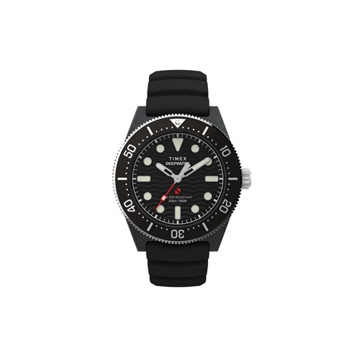 Zegarek Timex Deepwater Reef 200 XCF TW2Y02200 Czarny ze sklepu eobuwie.pl w kategorii Zegarki - zdjęcie 183970237