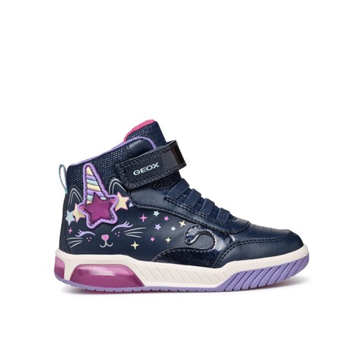 Sneakersy Geox J Inek Girl J46ASB 0BCKC C4243 D Granatowy ze sklepu eobuwie.pl w kategorii Buty sportowe dziecięce - zdjęcie 183970276