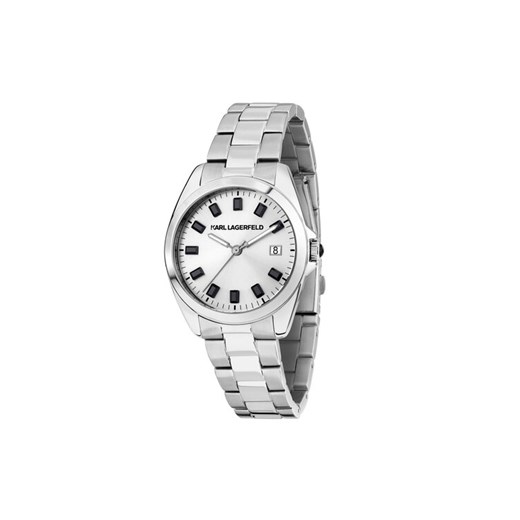 Zegarek KARL LAGERFELD R0553101514 Srebrny ze sklepu eobuwie.pl w kategorii Zegarki - zdjęcie 183970315