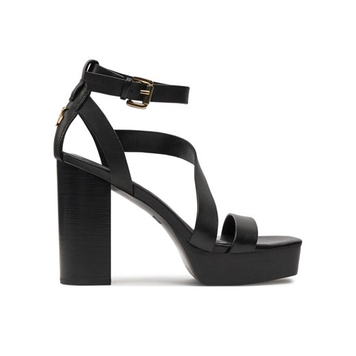 Sandały DKNY Ilisa K1447608 Czarny ze sklepu eobuwie.pl w kategorii Sandały damskie - zdjęcie 183970337