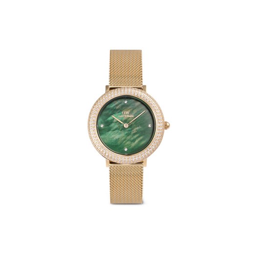 Zegarek Daniel Wellington Crystalline Bezel 3 DW00100824 Złoty ze sklepu eobuwie.pl w kategorii Zegarki - zdjęcie 183970406