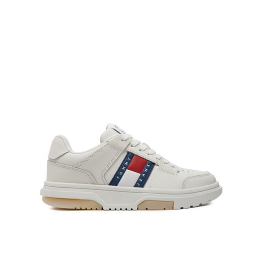 Sneakersy Tommy Jeans (New Tongue) The Brooklyn EN0EN02576 Biały ze sklepu eobuwie.pl w kategorii Buty sportowe damskie - zdjęcie 183970408