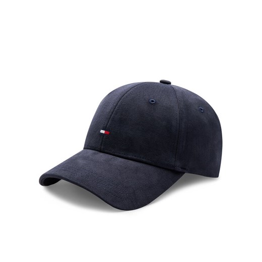 Czapka z daszkiem Tommy Hilfiger Essential Flag Cap AW0AW17368 Granatowy ze sklepu eobuwie.pl w kategorii Czapki z daszkiem męskie - zdjęcie 183970516