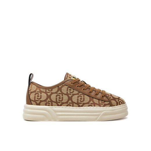 Sneakersy Liu Jo Cleo BF4031 TX439 Brązowy ze sklepu eobuwie.pl w kategorii Buty sportowe damskie - zdjęcie 183970675