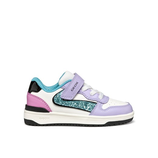 Sneakersy Geox J Washiba J55HXA 0BCEW C8320 S Fioletowy ze sklepu eobuwie.pl w kategorii Buty sportowe dziecięce - zdjęcie 183970716