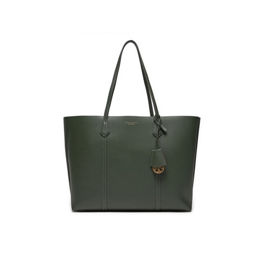 Torebka Tory Burch Perry 158531 Zielony ze sklepu eobuwie.pl w kategorii Torby Shopper bag - zdjęcie 183970898
