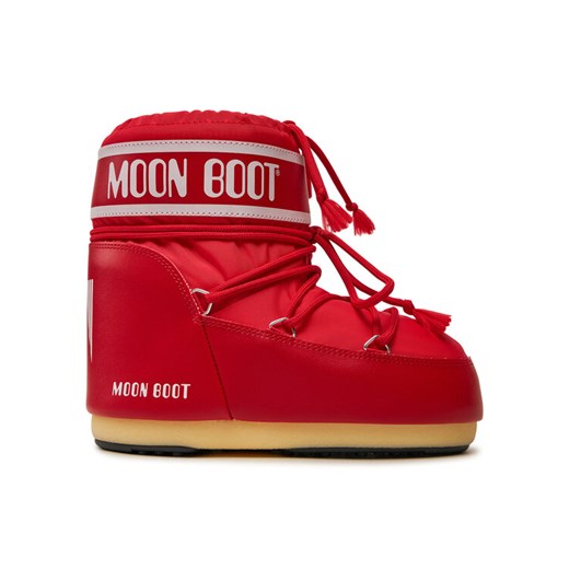Śniegowce Moon Boot 80D1409340 Czerwony ze sklepu eobuwie.pl w kategorii Śniegowce damskie - zdjęcie 183970975
