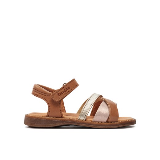 Sandały Froddo Lore N-Straps G3150247-2 M Brązowy ze sklepu eobuwie.pl w kategorii Sandały dziecięce - zdjęcie 183971125