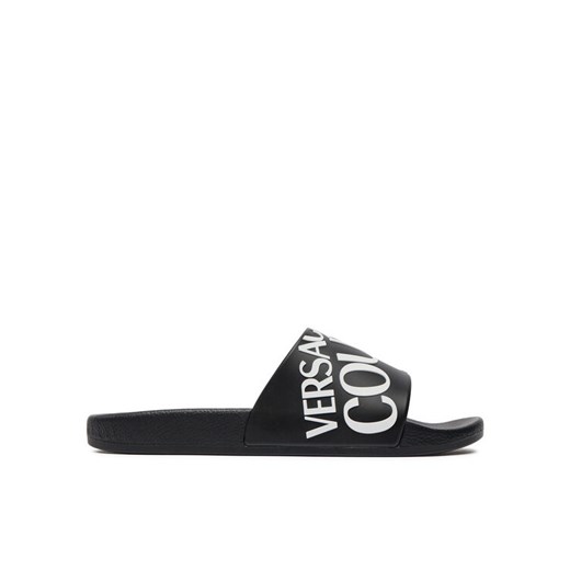 Klapki Versace Jeans Couture 76YA3SQ1 Czarny ze sklepu eobuwie.pl w kategorii Klapki męskie - zdjęcie 183971188