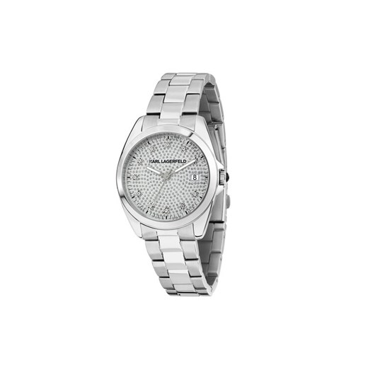 Zegarek KARL LAGERFELD R0553101509 Srebrny ze sklepu eobuwie.pl w kategorii Zegarki - zdjęcie 183971197